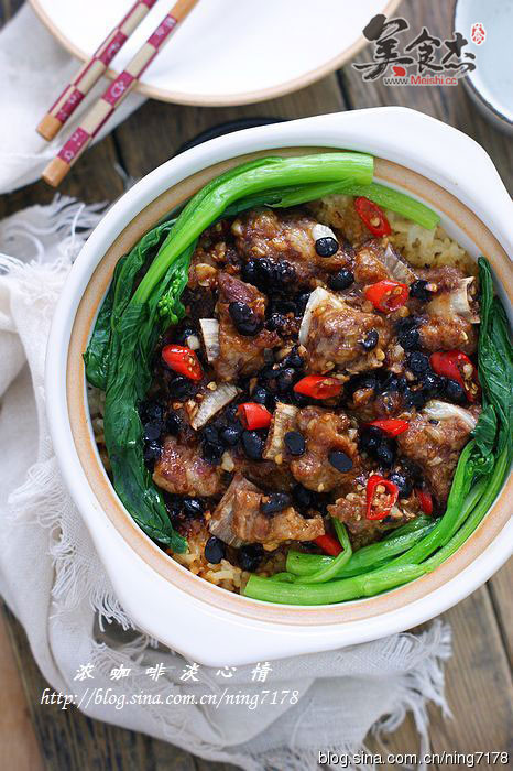 Claypot Rice with Tempeh Spare Ribs recipe