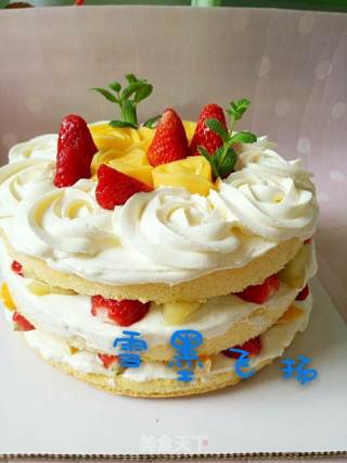 Fruit Naked Cake recipe