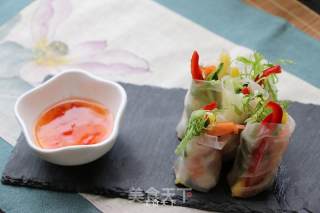 Shrimp and Mango Roll recipe