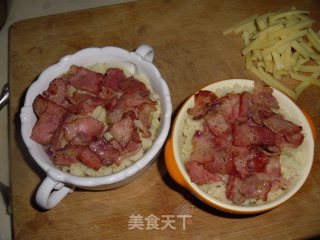 Bacon and Cheese Baked Mashed Potatoes recipe