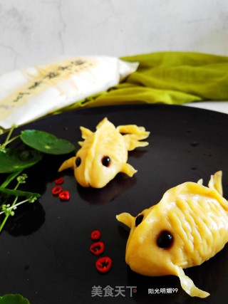 Goldfish Steamed Dumplings recipe