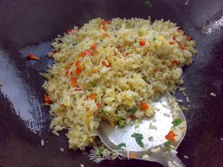 Fried Rice with Scallop and Egg recipe