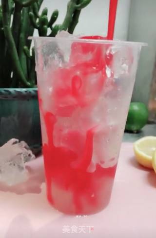 Watermelon Juice Sprite Iced Drink recipe