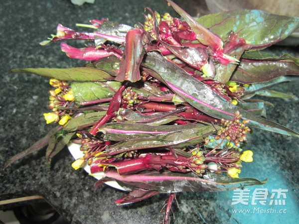 Stir-fried Red Cabbage Moss recipe