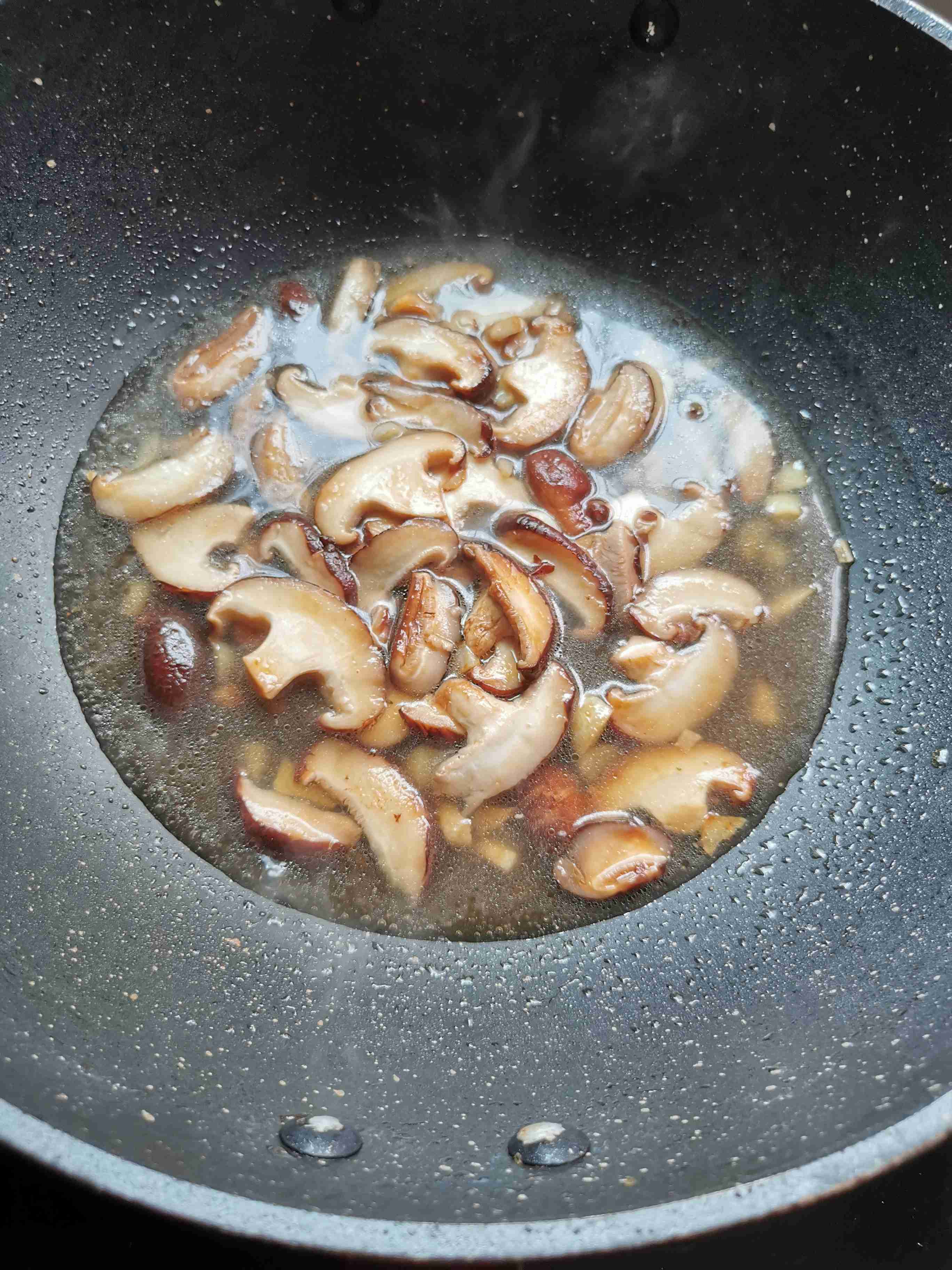 Fried Shiitake Mushrooms recipe