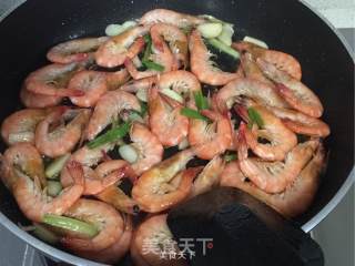 Stir-fried Rice Cake with Shrimp in Tomato Sauce recipe