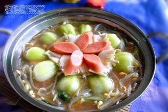 Bean Sprouts Noodle Konjac Pot recipe