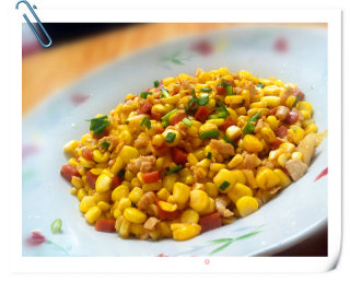 Ham Corn Kernels (super Simple Kids Love It) recipe