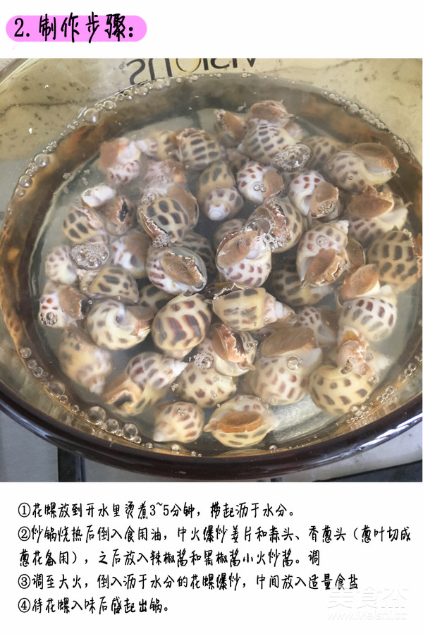 Stir-fried Snail recipe