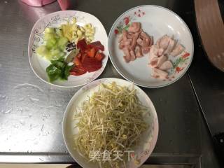 Stir-fried Vermicelli with Bean Sprouts recipe