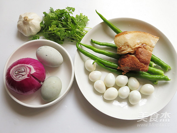 Pastoral Vegetables and Poultry Eggs Mixed with White Meat recipe