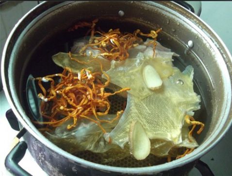 Flower Maw Cordyceps Flower Shark Fin Soup recipe