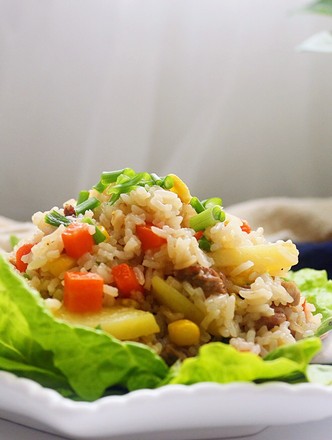 Braised Rice with Pork and Vegetables