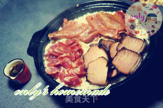 【shanghai】claypot Rice with Taro and Salami recipe