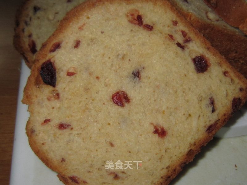 [low Calorie Series 2] Almond Germ Cranberry Toast recipe