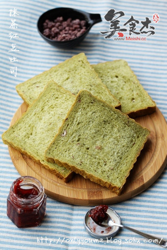 Matcha Red Bean Toast recipe