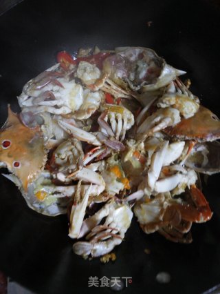 Braised Three-eyed Crab in Oil recipe