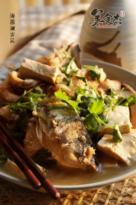 Braised Carp Stewed with Tofu recipe