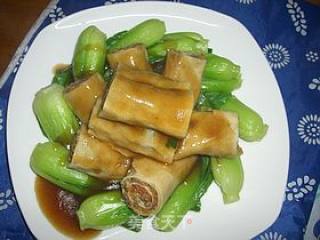 Steamed Beancurd Pork Roll recipe