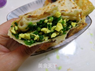 Leek Green Bean Pancake Box recipe