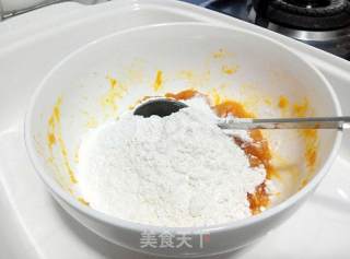 Children's Favorite-pumpkin Glutinous Rice Bean Paste Cake recipe