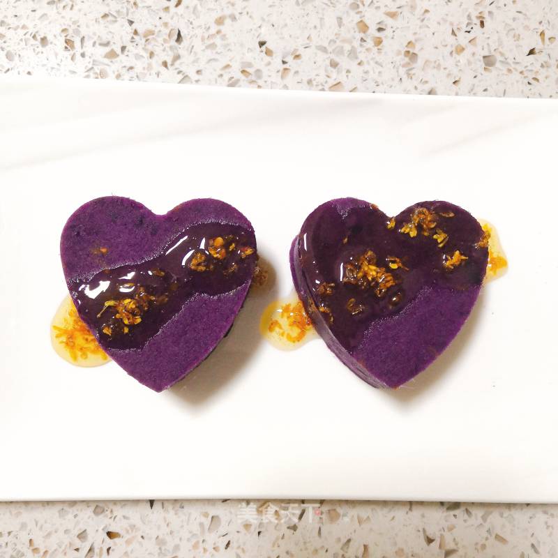 Sweet Osmanthus Purple Potato Mashed recipe