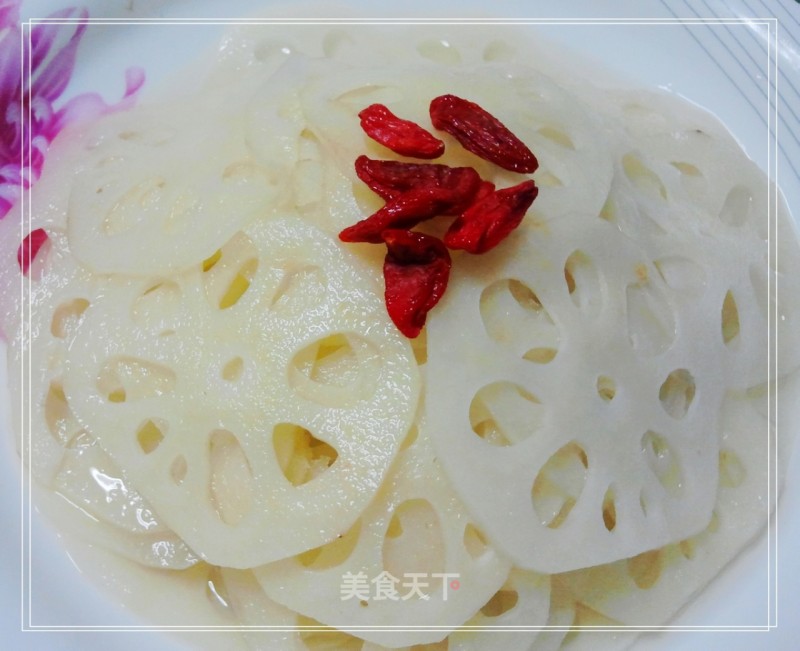 Sugar Pickled Lotus Root Slices recipe