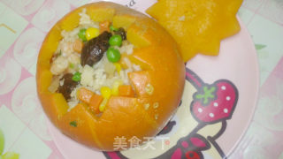 Pumpkin Glutinous Rice Cup^^ recipe