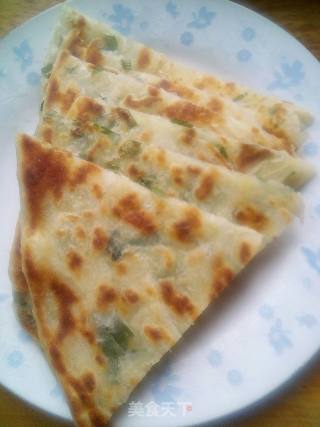 Hot Noodle Scallion Pancake recipe