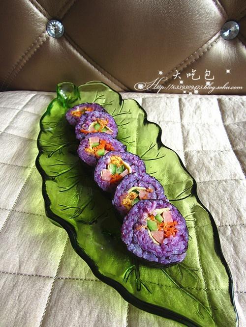 Nutritional Purple Potato Sushi