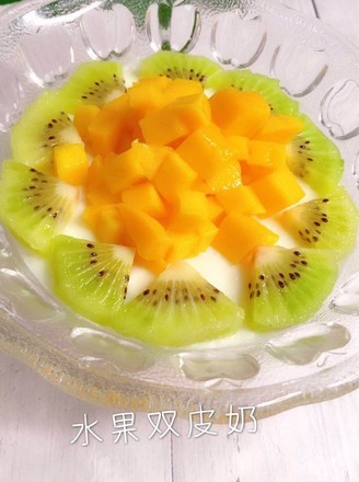 Fruit Double Skin Milk with Hard Vegetables for New Year's Eve