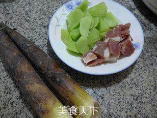 Boiled Double Bamboo Shoots with Bacon recipe