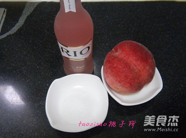 Peach Ice Drink recipe