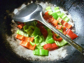 Stir-fried Double Peppers with Shacha Sauce recipe