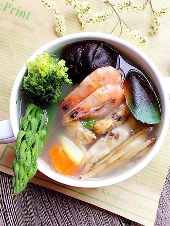 Milky Seafood Soup recipe