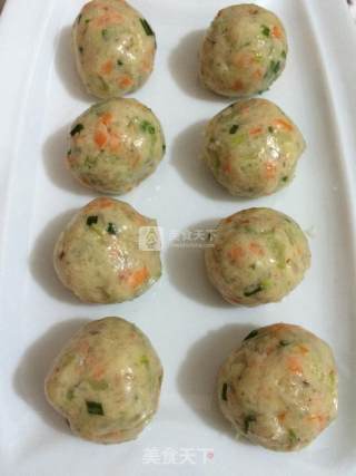 Vegetable Shrimp Ball recipe