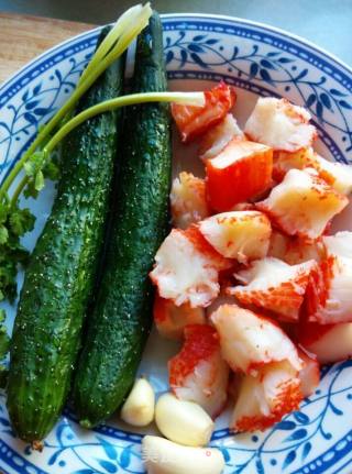 Cucumber with Crabmeat recipe