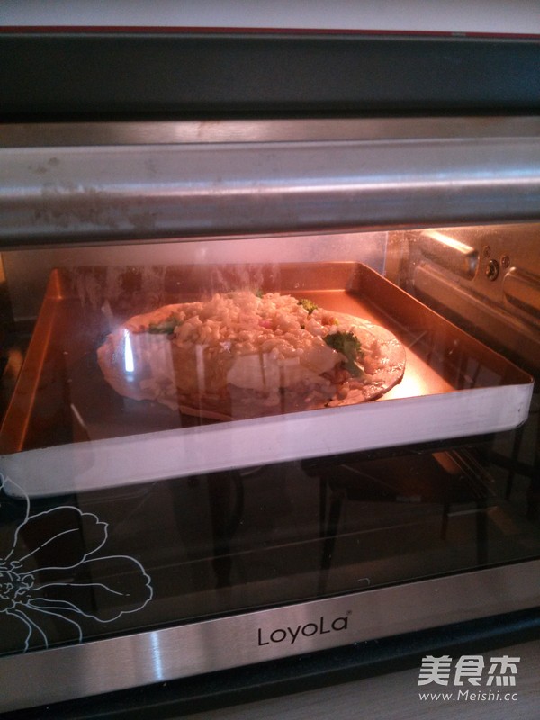Leftovers Flying Pie Crust Pizza recipe