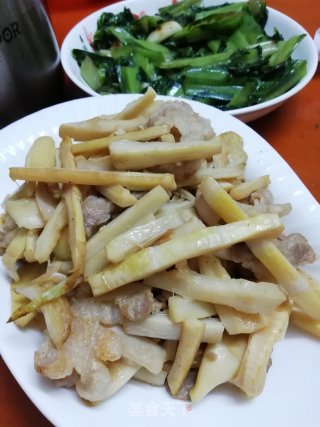 Fried Pork with Bamboo Shoots recipe