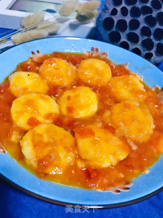 Japanese Tofu with Tomato Sauce recipe