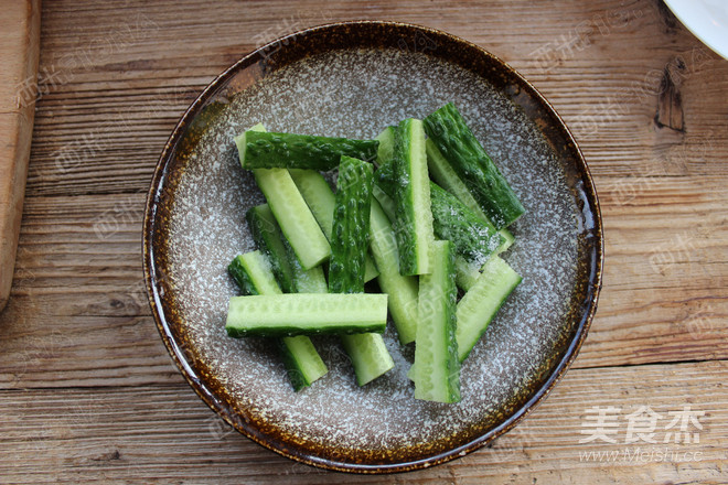 Refreshing Cucumber Strips recipe