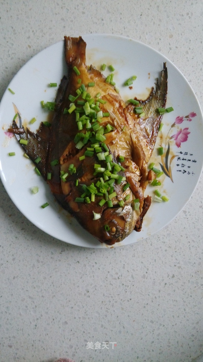 Braised Pomfret recipe