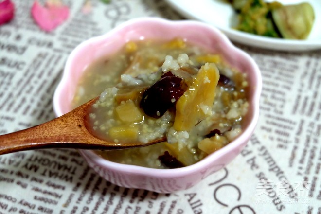 Sweet Potato and Sweet Potato Congee recipe