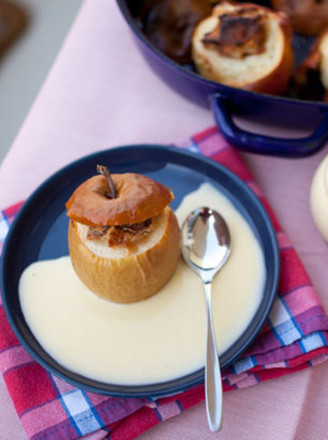 Baked Apples with Almond Stuffing recipe