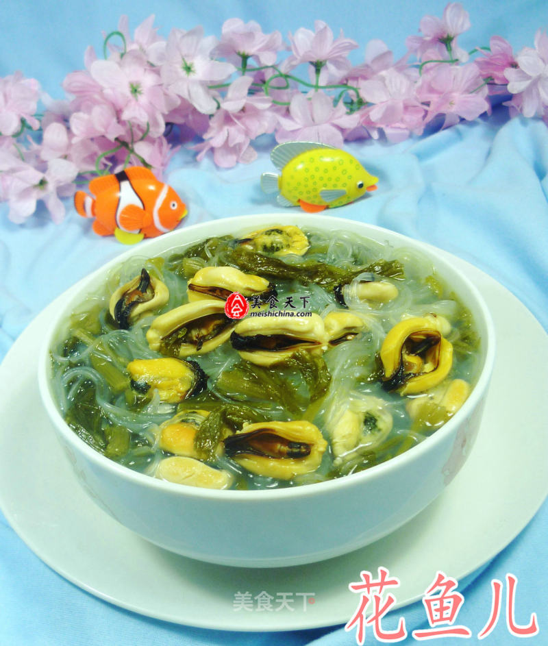 Mussels and Vermicelli Soup recipe