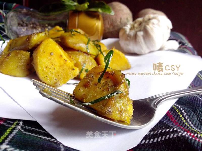 [small Refreshing Sweet and Spicy Flavor] Pepper Lemon Sweet Potato recipe