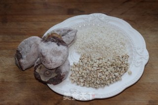 Porridge with Yam, Barley and Dried Persimmon recipe