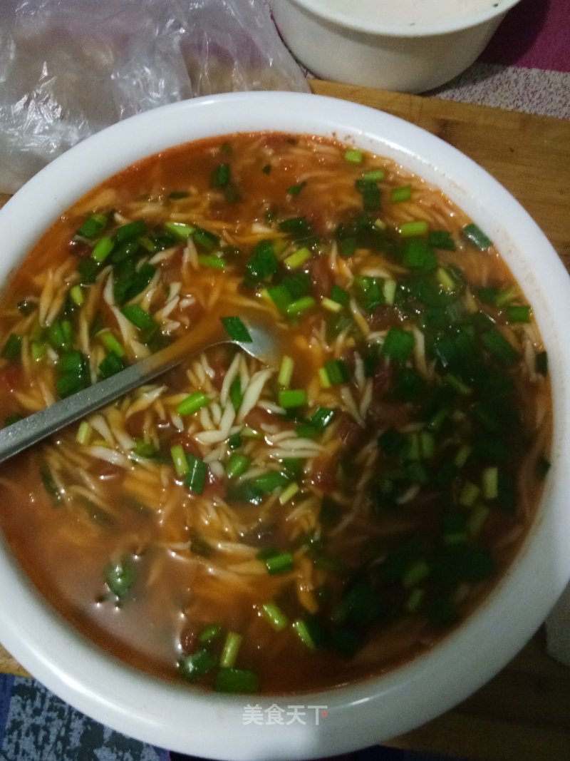 Sour Noodle Soup recipe