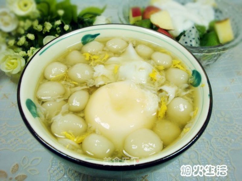 Stuffed Egg Glutinous Rice Balls recipe