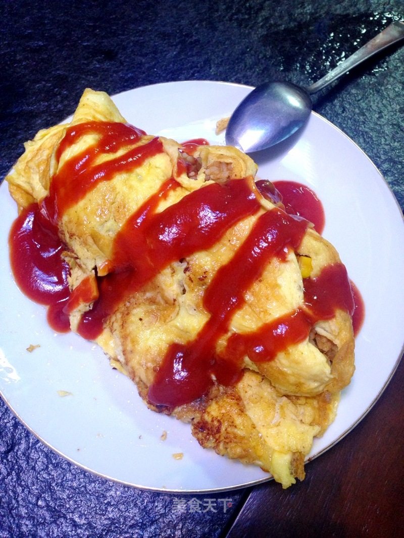 The Leftovers Fight! Simple Version【omurice】 recipe